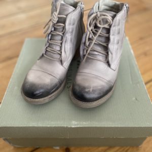 Ankle-Boots, Nappaleder grau Gr. 36 - 0