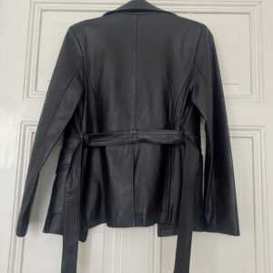 Damen-Lederjacke schwarz, feinstes Nappaleder - 0