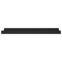 vidaXL Bilderleisten 2 Stk. Schwarz 40x9x3 cm MDF - 3