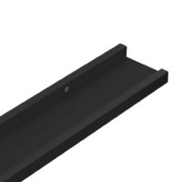 vidaXL Bilderleisten 2 Stk. Schwarz 40x9x3 cm MDF - 6