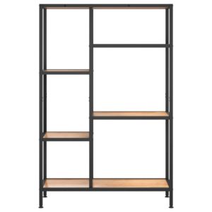 vidaXL Bücherregal 80x30x120 cm Stahl und Holzwerkstoff - 2