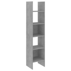 vidaXL Bücherregal Betongrau 40x35x180 cm Holzwerkstoff - 1