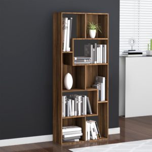 vidaXL Bücherregal Braun Eiche 67x24x161 cm Holzwerkstoff - 0