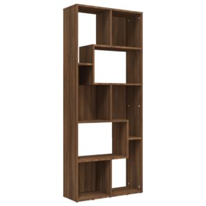 vidaXL Bücherregal Braun Eiche 67x24x161 cm Holzwerkstoff - 1