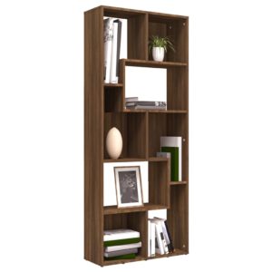 vidaXL Bücherregal Braun Eiche 67x24x161 cm Holzwerkstoff - 7