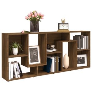 vidaXL Bücherregal Braun Eiche 67x24x161 cm Holzwerkstoff - 8