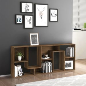 vidaXL Bücherregal Braun Eiche 67x24x161 cm Holzwerkstoff - 9