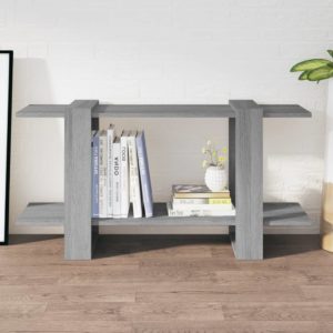 vidaXL Bücherregal Grau Sonoma 100x30x51 cm Holzwerkstoff - 0