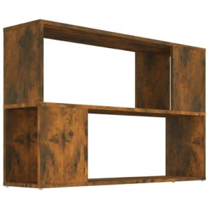 vidaXL Bücherregal Räuchereiche 100x24x63 cm Holzwerkstoff - 1