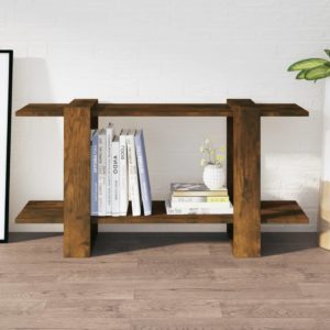 vidaXL Bücherregal Räuchereiche 100x30x51 cm Holzwerkstoff - 0