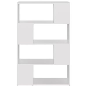 vidaXL Bücherregal Raumteiler Weiß 80x24x124,5 cm Holzwerkstoff - 4