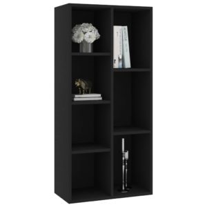 vidaXL Bücherregal Schwarz 50x25x106 cm Holzwerkstoff - 2