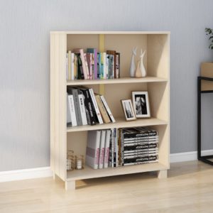 vidaXL Bücherschrank HAMAR Honigbraun 85x35x112 cm Massivholz Kiefer - 0