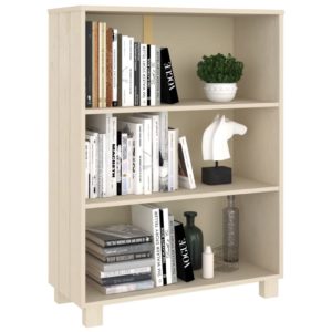 vidaXL Bücherschrank HAMAR Honigbraun 85x35x112 cm Massivholz Kiefer - 5