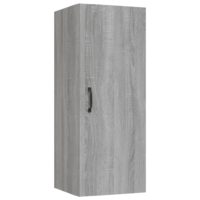 vidaXL Hängeschrank Grau Sonoma 34,5x34x90 cm Holzwerkstoff - 1