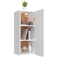 vidaXL Hängeschrank Weiß 34,5x34x90 cm Holzwerkstoff - 4