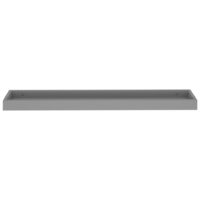 vidaXL Loggia Wandregale 4 Stk. Grau 80x15x4 cm MDF - 4