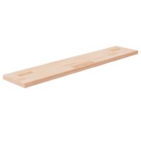 vidaXL Regalboden 100x20x2,5 cm Unbehandeltes Massivholz Eiche - 0