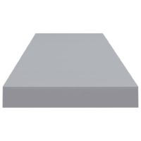 vidaXL Schwebendes Wandregal Grau 90x23,5x3,8 cm MDF - 4