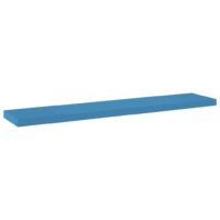 vidaXL Schweberegal Blau 120x23,5x3,8 cm MDF - 1