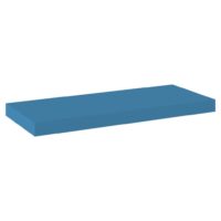 vidaXL Schweberegal Blau 60x23,5x3,8 cm MDF - 1