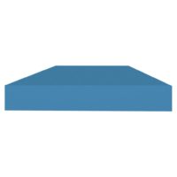 vidaXL Schweberegal Blau 60x23,5x3,8 cm MDF - 4