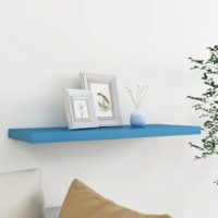 vidaXL Schweberegal Blau 80x23,5x3,8 cm MDF - 0