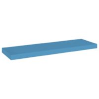 vidaXL Schweberegal Blau 80x23,5x3,8 cm MDF - 1