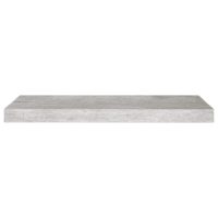 vidaXL Schweberegale 2 Stk. Betongrau 60x23,5x3,8 cm MDF - 4