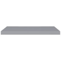 vidaXL Schweberegale 2 Stk. Grau 80x23,5x3,8 cm MDF - 3