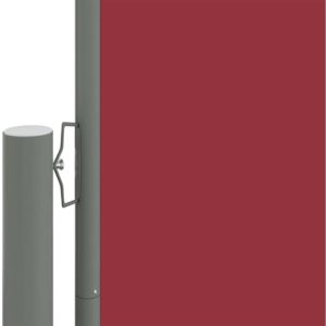 vidaXL Seitenmarkise Ausziehbar Rot 117x600 cm - 2