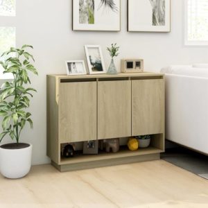 vidaXL Sideboard Sonoma-Eiche 97x31x75 cm Holzwerkstoff - 2