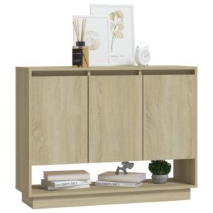 vidaXL Sideboard Sonoma-Eiche 97x31x75 cm Holzwerkstoff - 3