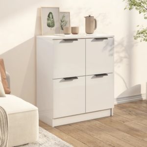 vidaXL Sideboard Weiß 60x30x70 cm Holzwerkstoff - 2