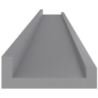 vidaXL Wandregale 4 Stk. Grau 100x9x3 cm - 6