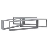 vidaXL Wandregale 4 Stk. Grau Sonoma 100x15x30 cm Holzwerkstoff - 3