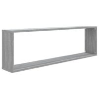 vidaXL Wandregale 4 Stk. Grau Sonoma 100x15x30 cm Holzwerkstoff - 4