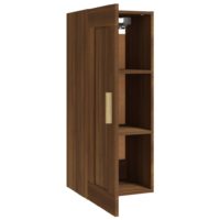 vidaXL Wandschrank Braun Eichen-Optik 35x34x90 cm Holzwerkstoff - 0