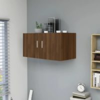 vidaXL Wandschrank Braun Eichen-Optik 80x39x40 cm Holzwerkstoff - 0