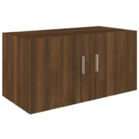 vidaXL Wandschrank Braun Eichen-Optik 80x39x40 cm Holzwerkstoff - 1