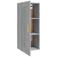 vidaXL Wandschrank Grau Sonoma 35x34x90 cm Holzwerkstoff - 1