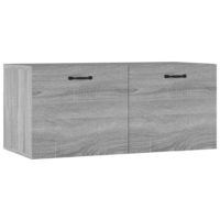 vidaXL Wandschrank Grau Sonoma 80x35x36,5 cm Holzwerkstoff - 1