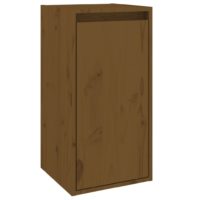 vidaXL Wandschrank Honigbraun 30x30x60 cm Massivholz Kiefer - 1