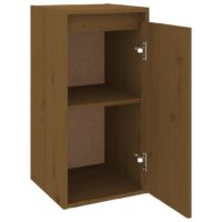 vidaXL Wandschrank Honigbraun 30x30x60 cm Massivholz Kiefer - 4