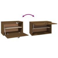 vidaXL Wandschrank Honigbraun 60x30x35 cm Massivholz Kiefer - 5