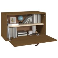 vidaXL Wandschrank Honigbraun 60x30x35 cm Massivholz Kiefer - 8