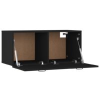 vidaXL Wandschrank Schwarz 80x35x36,5 cm Holzwerkstoff - 5