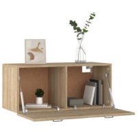 vidaXL Wandschrank Sonoma-Eiche 80x35x36,5 cm Holzwerkstoff - 3