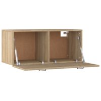 vidaXL Wandschrank Sonoma-Eiche 80x35x36,5 cm Holzwerkstoff - 5