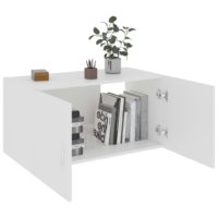 vidaXL Wandschrank Weiß 80 x 39 x 40 cm Holzwerkstoff - 4